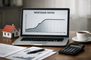 Mortgage rates today showing a flat trend with housing and loan data in early January 2026 