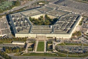 Pentagon headquarters building in Washington DC 
