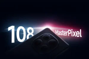 Redmi Note 15 5G teaser image highlighting 108MP MasterPixel rear camera design 